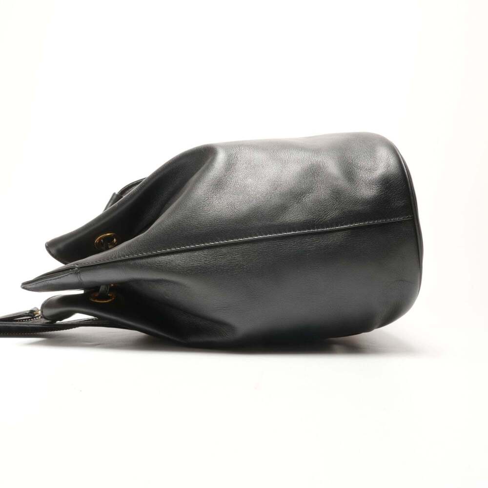 CHRISTIAN DIOR Black Leather Shoulder Bag - Picture 5 of 16